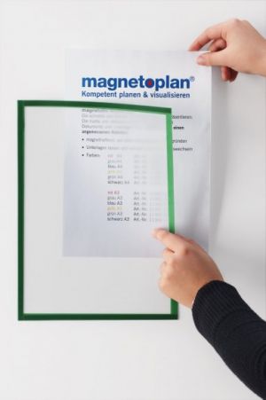 Magnetický rámeček Magnetofix A4 šedá (5ks)