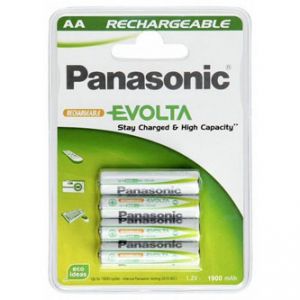 Nabíjecí baterie, AA (HR6), 1.2V, 1900 mAh, Panasonic, blistr, 4-pack