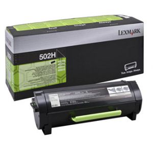 LEXMARK originální toner 50F2H0E, black, 5000str., 502H, return, high capacity, LEXMARK MS