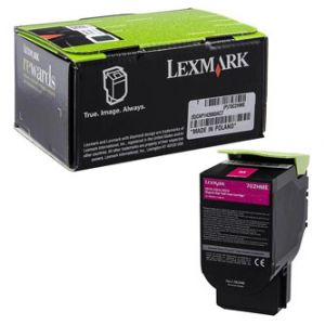 LEXMARK originální toner 70C2HME, magenta, 3000str., LEXMARK CS510de, CS410dn, CS310dn, CS