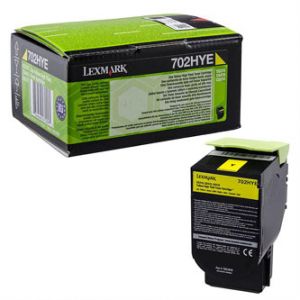 LEXMARK originální toner 70C2HYE, yellow, 3000str., LEXMARK CS510de, CS410dn, CS310dn, CS3
