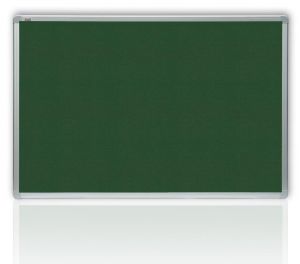 Filcová zelená tabule v hliníkovém rámu 60 x 90 cm