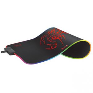 RGB Podložka pod myš, MG8, herní, černá, 350 x 250 mm, 3 mm, Marvo, RGB podsvícená