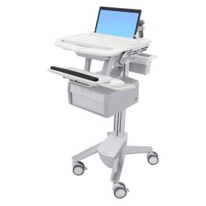 ERGOTRON StyleViewR Laptop Cart, 1 Tall Drawer (1x1), vozík na ntb klávesnici a myš s vyso