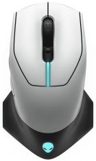 DELL myš Alienware Wireless /bezdrátová/ Gaming Mouse/ AW610M Lunar Light