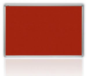 Filcová červená v hliníkovém rámu 150x100 cm