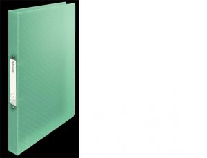 Měkké desky PP. 2 kulaté kroužky. Hřbet 25 mm. A4, zelené