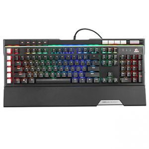 Marvo KG965G, klávesnice US, herní, modré spínače typ drátová (USB), černá, mechanická, RG