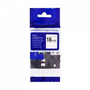 Kompatibilní páska s BROTHER HSe-651, 24mm, černý tisk/ žlutý podklad, bužírka