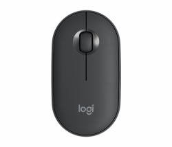 LOGITECH Pebble M350 Wireless Mouse - GRAPHITE - 2.4GHZ/BT - EMEA - CLOSED BOX