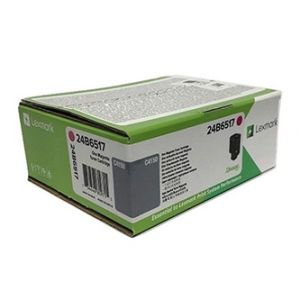 LEXMARK originální toner 24B6517, magenta, 10000str., return, high capacity, LEXMARK C 415