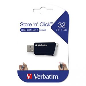 Verbatim USB flash disk, 3.2, 32GB, Store,N,Click, černý, 49307