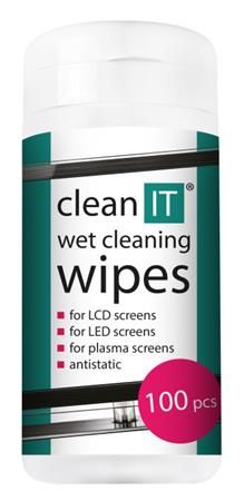 CLEAN IT čistící ubrousky mokré na LCD/TFT 100ks
