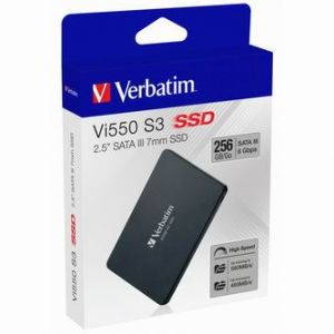 Interní disk SSD Verbatim SATA III, 256GB, GB, Vi550, 49351, 560 MB/s-R, 460 MB/s-W
