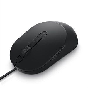 Myš DELL Laser Wired Mouse MS3220 umožňuje vysoce přesné ovládání počítače.
