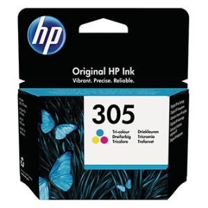 HP 305 barevná inkoustová kazeta pro DeskJet 2300, 2710, 2720, DeskJet Plus 4100, originál