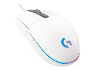 LOGITECH, G203 LIGHTSYNC Gaming Mouse WHITE