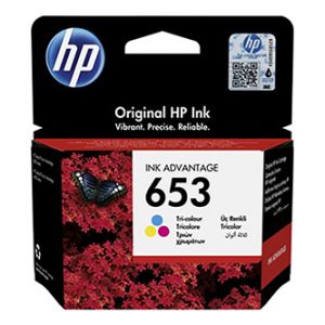 HP originální ink 3YM74AE, HP 653, Tri-colour, HP