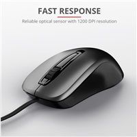 TRUST CARVE WIRED MOUSE