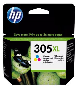 HP 305xl originální ink barevná 3YM63AE, , , HP DeskJet 2300, 2710, 2720, Plus 4100