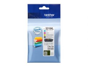 BROTHER LC-3219XL Value Pack - 4-balení - XL - černá, žlutá, azurová, purpurová - originál