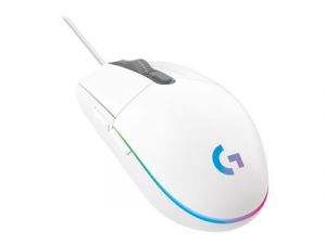 LOGITECH, G203 LIGHTSYNC Gaming Mouse WHITE
