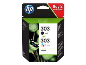 HP originální ink sada 3YM92AE, HP 303, CMYK, 165CMY-200Kstr., HP HP ENVY Photo 6200 All-