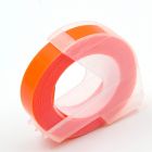 Kompatibilní páska s DYMO 3D ORANGE Do tiskárny OMEGA bílí tisk/oranžový podklad 3m/9mm
