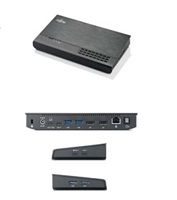 FUJITSU portreplikator PR09 USB-C - RJ45 WOL 2xDP 4xUSB3.1+3xUSB-C - AC/DC Adapter 20V, 12