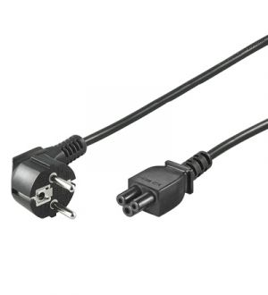 PREMIUMCORD Kabel síťový 230V k notebooku 1m, trojlístek "Mickey Mouse"