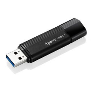 Apacer USB flash disk, USB 3.0 (3.2 Gen 1), 16GB, AH353, černý, AP16GAH353B-1, s krytkou
