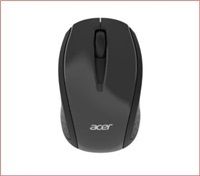 ACER  Wireless Mouse G69 Black - RF2.4G, 1600 dpi, 95x58x35 mm, 10m dosah, 2x AAA, Win/Chr