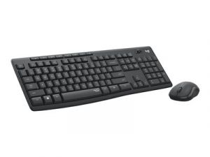 LOGITECH, MK295 Silent Wireless Combo GRAPHITE US