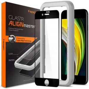 SPIGEN AlignMaster FC, black - iPhone SE 2020/8/7