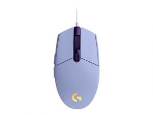 Logitech herní myš Gaming Mouse G203 LIGHTSYNC 2nd Gen, EMEA, USB, lilac