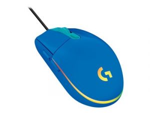 Logitech Gaming Mouse G203 LIGHTSYNC - Myš - optický - 6 tlačítka - kabelové - USB - modrá
