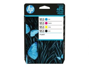 HP 953 - 4-balení - černá, žlutá, azurová, purpurová - originál - inkoustová cartridge