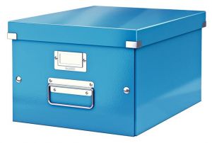 Univerzální krabice Leitz Click&Store, velikost M (A4), modrá