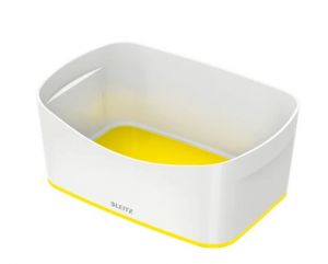 Stolní box Leitz MyBox, bílá/žlutá