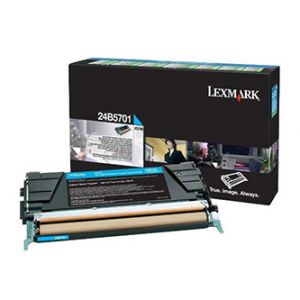 LEXMARK originální toner 24B5701, cyan, 10000str., high capacity, return, LEXMARK XS748, X