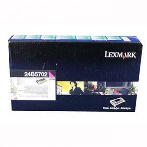 LEXMARK originální toner 24B5702, magenta, 10000str., high capacity, return, LEXMARK XS748