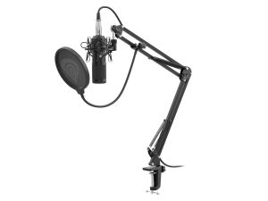 GENESIS Radium 300 XLR Streamovací mikrofon kardioidní polarizace, ohybné rameno, pop-fil