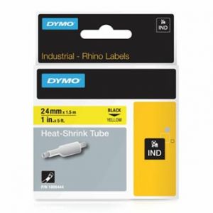 Dymo originální páska do tiskárny štítků, Dymo, 1805444, S0718290, černý tisk/žlutý podkla