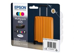 EPSON 405 Multipack - 4-balení - černá, žlutá, azurová, purpurová - originál - blistr s RF