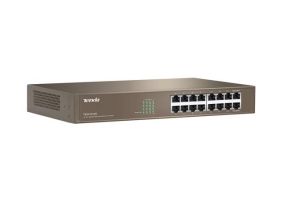 Tenda TEG1016D - 16-port Gigabit Ethernet Switch, 10/100/1000 Mbps, Fanless, Rackmount, Ko