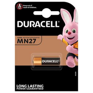 Baterie alkalická, 27A, MN27, Duracell, blistr, 1-pack, 42465