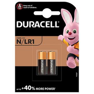 Baterie alkalická, LR1, Duracell, blistr, 2-pack, 42466, Basic