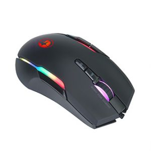 Marvo Myš G945, 10000DPI, optika, 9tl., 1 kolečko, drátová USB, černá, herní, RGB podsvíce