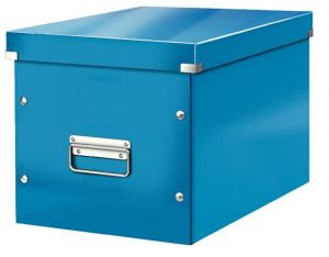 Čtvercová krabice Leitz Click&Store, velikost L (A4), modrá