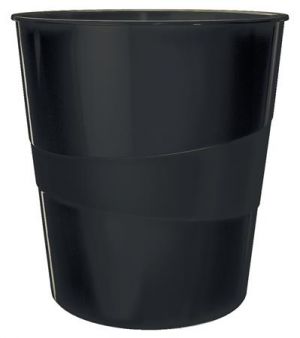 Odpadkový koš Leitz WOW, černá